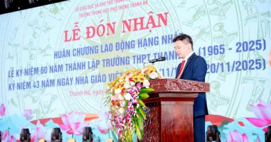 Trường THPT Thanh Hà tổ chức đại lễ Kỷ niệm 60 năm thành lập trường và đón nhận Huân chương lao động hạng Nhất