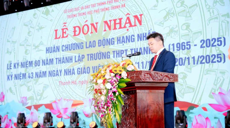 Trường THPT Thanh Hà tổ chức đại lễ Kỷ niệm 60 năm thành lập trường và đón nhận Huân chương lao động hạng Nhất