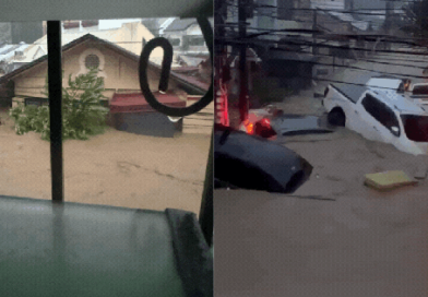 Bão Kalmaegi sầm sập đổ bộ, nhiều khu dân cư chìm trong biển nước, ô tô trôi lênh đênh trên đường phố