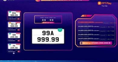 Biển ô tô ‘ngũ quý’ 99A-999.99 trúng đấu giá gần 28 tỷ