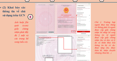 Thông báo quan trọng liên quan đến Giấy chứng nhận về quyền sử dụng đất của tất cả người dân