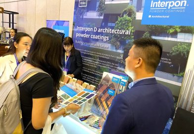 Mặt dựng bền vững với giải pháp sơn bột tĩnh điện Interpon tại ZAK World of Façades Việt Nam 2025