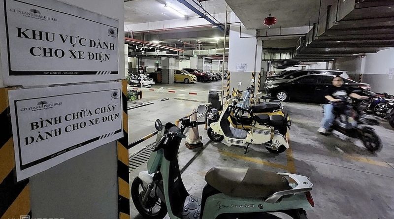 Sắp có quy chuẩn về trạm sạc xe điện trong chung cư
