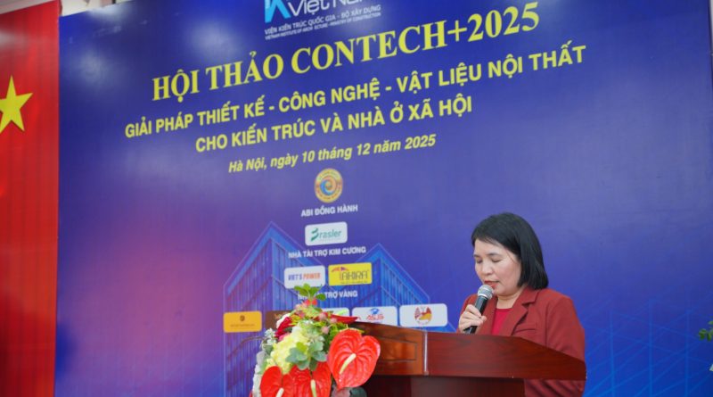 Hội thảo CONTECH+2025 giới thiệu loạt giải pháp mới cho kiến trúc và nhà ở xã hội – Tạp chí Kiến trúc Việt Nam