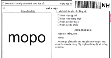 Đăng ký bảo hộ nhãn hiệu “Mopo” cho khăn giấy