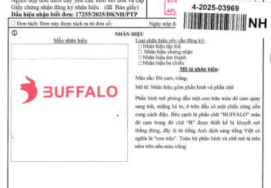 Luật Hoàng Phi đăng ký bảo hộ nhãn hiệu “BUFFALO” cho pin điện thoại