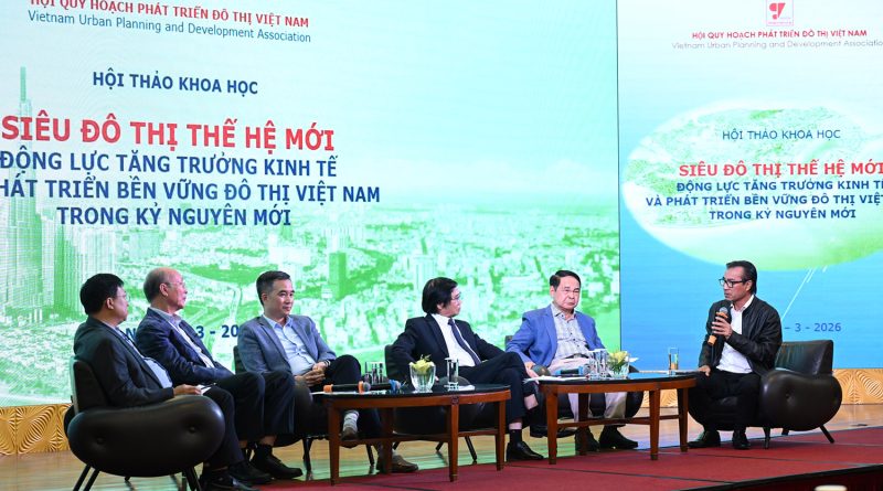 “Siêu đô thị thế hệ mới – động lực tăng trưởng và phát triển bền vững đô thị Việt Nam trong kỷ nguyên mới”