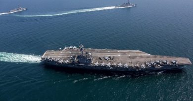 Iran phóng 4 tên lửa đạn đạo tấn công tàu sân bay Mỹ USS Abraham Lincoln