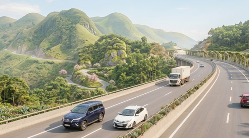 Việt Nam đang triển khai tuyến cao tốc băng qua 2 con đèo hiểm trở, giúp giảm đến 50% chi phí vận tải