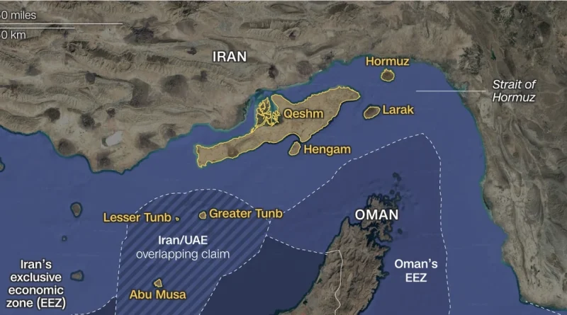 Bảy hòn đảo nắm giữ ‘chìa khoá’ eo biển Hormuz