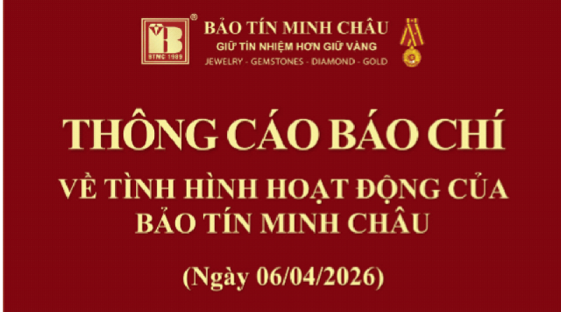 Bảo Tín Minh Châu chính thức lên tiếng sau thông tin khởi tố cha con ông Vũ Minh Châu