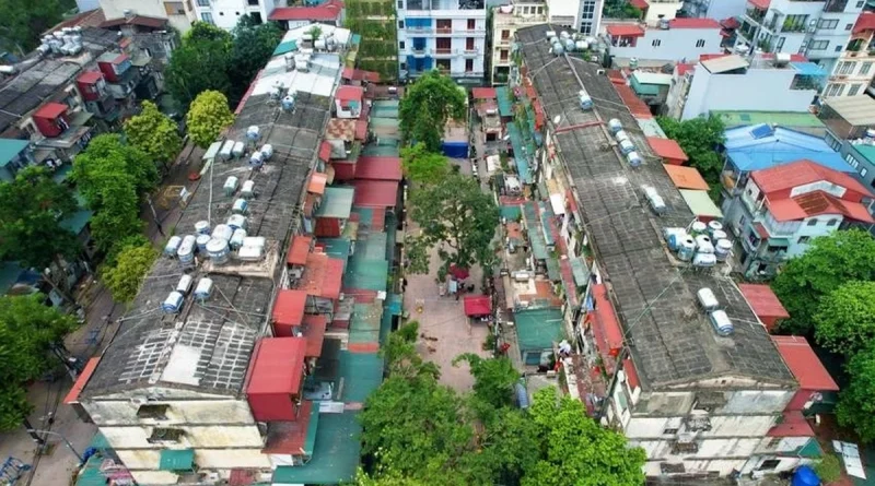 Hà Nội thông tin về tiến độ cải tạo 36 tòa nhà khu tập thể Vĩnh Hồ