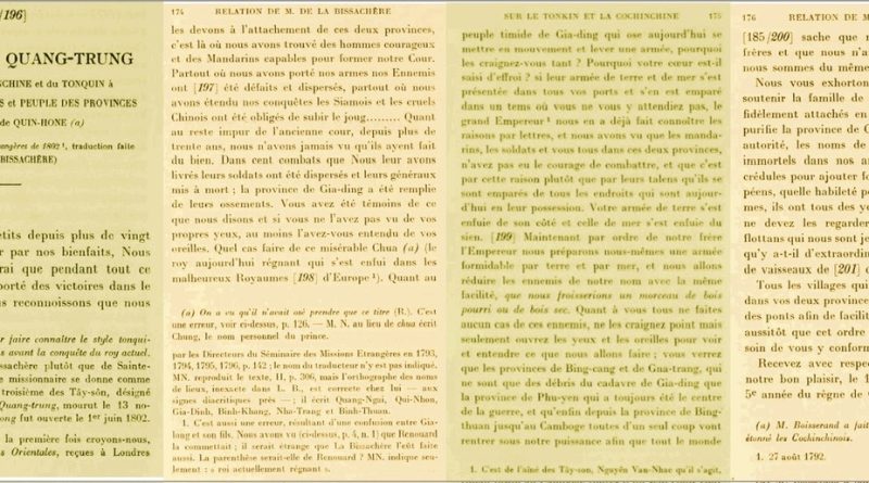 Hoàng Đế Quang Trung thống nhất Đại Việt từ 1789 theo lưu trữ quốc gia Pháp – Tạp chí Kiến trúc Việt Nam