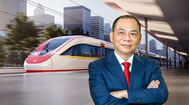 Siêu đường sắt tốc độ cao 5,6 tỷ USD do “tân binh” của tỷ phú Phạm Nhật Vượng đầu tư có chuyển động mới
