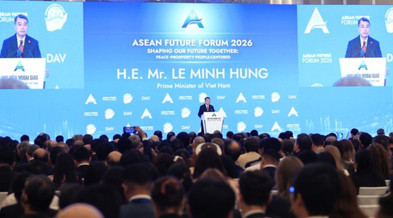 Thủ tướng Lê Minh Hưng dự phiên khai mạc Diễn đàn Tương lai ASEAN 2026