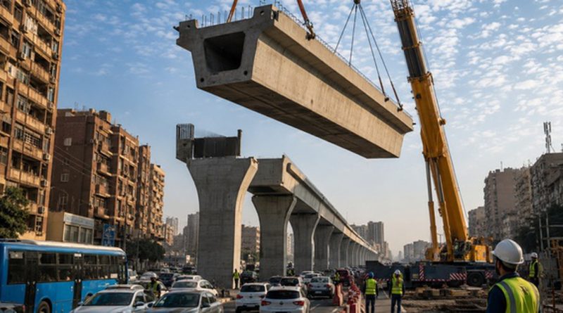 Phát hiện nhiều ‘quái vật bê tông’ nặng 100 tấn liên tục xuất hiện giữa thủ đô 10 triệu dân, thực hiện nhiệm vụ nâng đỡ công trình trị giá 5,5 tỷ USD