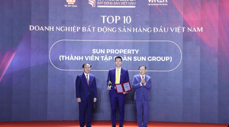 Sun Property khẳng định vị thế tại Giải thưởng Quốc gia Bất động sản Việt Nam lần thứ II